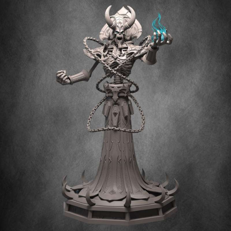 Kel'Thuzad Archlich Stl File Warcraft - Stlplaza.com